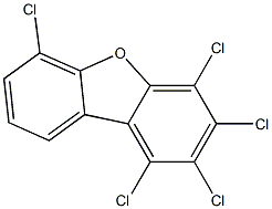 1,2,3,4,6-PNCDF 结构式