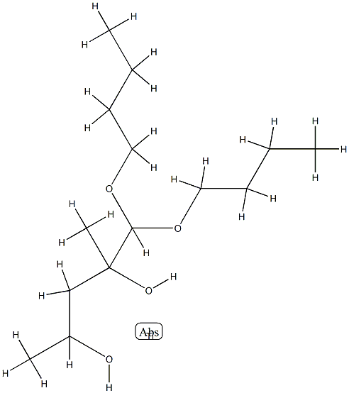 dibutoxy[2-methylpentane-2,4-diolato(2-)-O,O']titanium 结构式