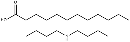 lauric acid, compound with dibutylamine (1:1) 结构式