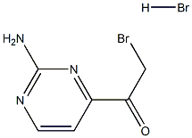 1-(2-AMinopyriMidin-4-yl)-2-broMoethanone hydrobroMide 结构式