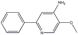 4-Pyridinamine,5-methoxy-2-phenyl-(9CI) 结构式
