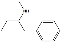 α-Ethyl-N-methylbenzeneethanamine 结构式