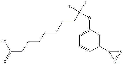 omega-(diazirinophenoxy)nonanoic acid 结构式