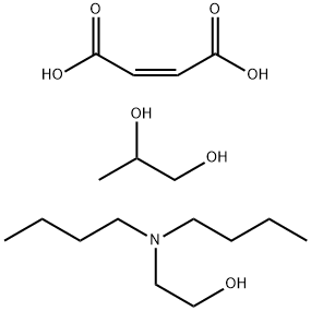 1,2-丙二醇(Z)-2-丁烯二酸酯与2-(二丁基氨基)乙醇的化合物 结构式