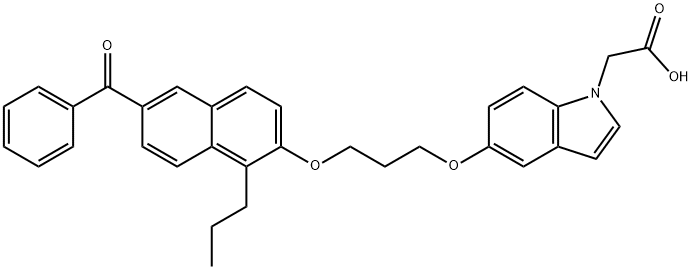 CAY10573 结构式