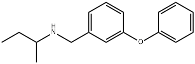 butan-2-yl[(3-phenoxyphenyl)methyl]amine 结构式