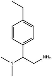 2-氨基-1-(4-乙基苯基)乙基]二甲胺 结构式