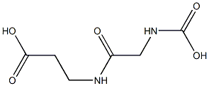 -bta--Alanine,  N-(N-carboxyglycyl)-  (5CI) 结构式
