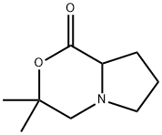 1H-Pyrrolo[2,1-c][1,4]oxazin-1-one,hexahydro-3,3-dimethyl-(9CI) 结构式