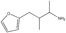 2-Furanpropylamine,  -alpha-,-bta--dimethyl-  (5CI) 结构式