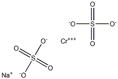 硫酸铬钠盐基 结构式