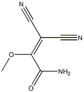 Acrylamide,  -bta-,-bta--dicyano--alpha--methoxy-  (3CI) 结构式