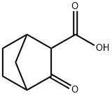2-Norcamphanecarboxylic  acid,  3-oxo-  (4CI) 结构式