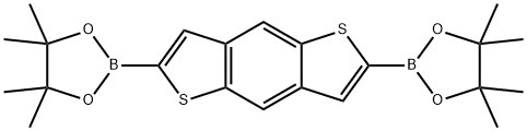 苯并[1,2-B:4,5-B']二噻吩-2,6-二硼酸二(频哪醇)酯 结构式