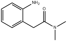 2-(2-氨基苯基)-N,N-二甲基乙酰胺 结构式