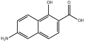 2-Naphthalenecarboxylicacid,6-amino-1-hydroxy-(9CI) 结构式