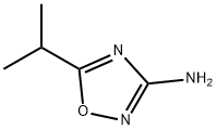 5-异丙基-1,2,4-恶二唑-3-胺 结构式