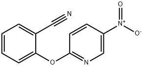 2-(5-nitropyridin-2-yloxy)benzonitrile 结构式