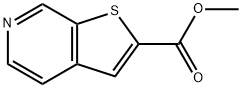 噻吩并<2,3-C>吡啶-2-甲酸甲酯 结构式