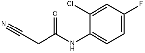 N-(2-chloro-4-fluorophenyl)-2-cyanoacetamide 结构式