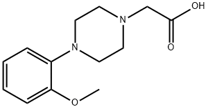 2-[4-(2-methoxyphenyl)piperazin-1-yl]acetic acid 结构式