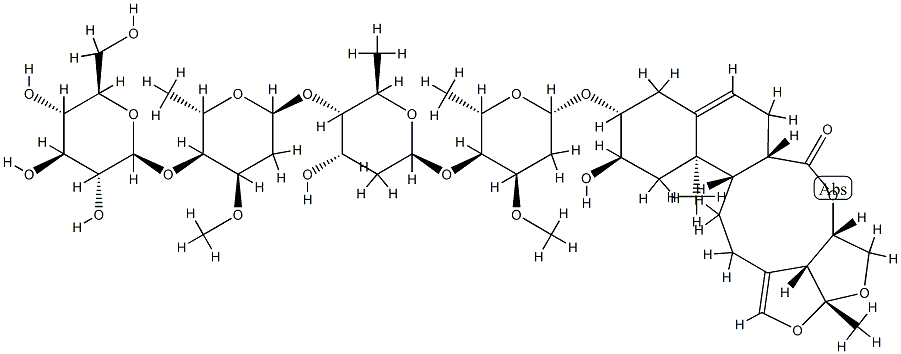 白前苷H 结构式