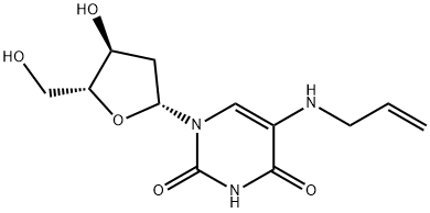 5-(烯丙基氨基)-2'-脱氧尿苷 结构式