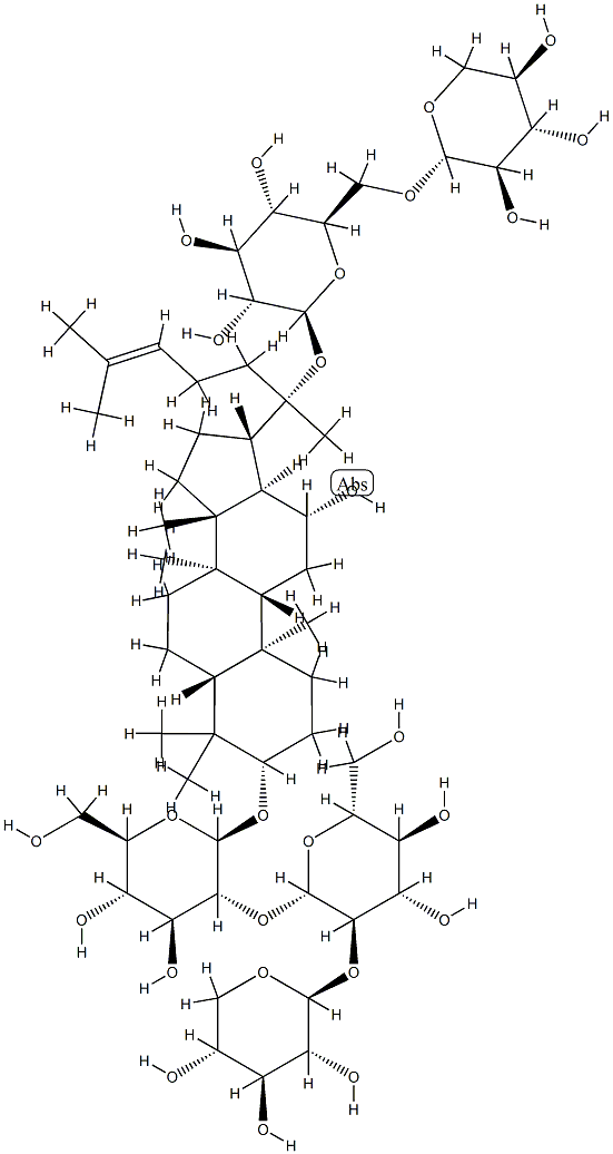 三七皂苷FC 结构式