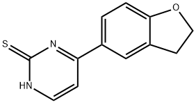 4-(2,3-Dihydrobenzofuran-5-yl)pyrimidine-2-thiol 结构式