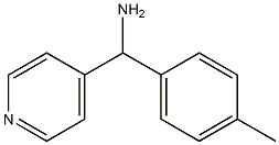 (4-methylphenyl)(pyridin-4-yl)methanamine 结构式
