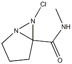 1,6-Diazabicyclo[3.1.0]hexane-5-carboxamide,6-chloro-N-methyl-(9CI) 结构式