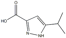 3-异丙基-1H-吡唑-5-羧酸 结构式