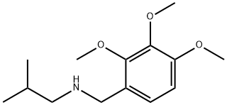 (2-methylpropyl)[(2,3,4-trimethoxyphenyl)methyl]amine 结构式