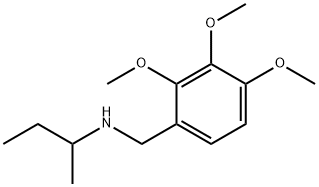 butan-2-yl[(2,3,4-trimethoxyphenyl)methyl]amine 结构式