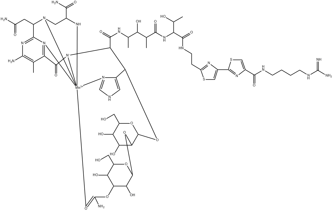 manganese bleomycin 结构式