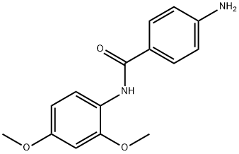 4-amino-N-(2,4-dimethoxyphenyl)benzamide 结构式