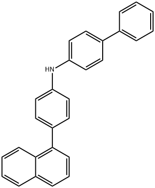 N-(4-(-1-萘基)苯基)-4-联苯胺 结构式