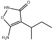 4-Isoxazolin-3-one,5-amino-4-sec-butyl-(7CI) 结构式