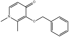 3-(benzyloxy)-1,2-
dimethylpyridin-4(1H)-one 结构式