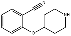 2-(哌啶-4-基氧)苯腈 结构式