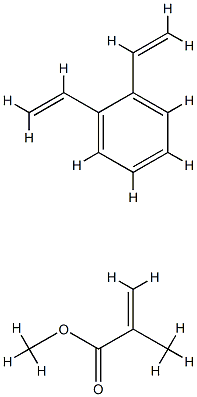 methylmethacrylate-divinylbenzene polymer 结构式