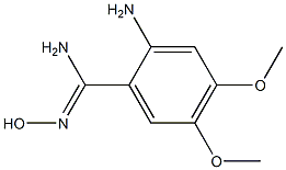 2-氨基-4.5-二甲氧基苄胺肟 结构式