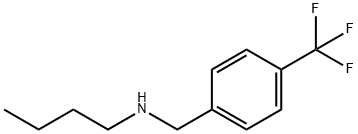 butyl({[4-(trifluoromethyl)phenyl]methyl})amine 结构式