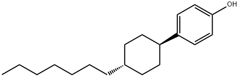 7PCO(反式-4-(4-庚基环己基)苯酚) 结构式
