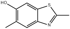 2,5-二甲基苯并[D]噻唑-6-醇 结构式