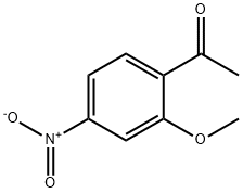 2-甲氧基-4-硝基苯乙酮 结构式