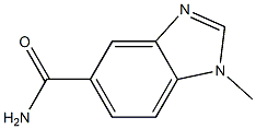 5-Benzimidazolecarboxamide,1-methyl-(7CI) 结构式