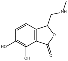 Phthalide, 6,7-dihydroxy-3-[(methylamino)methyl]- (6CI,7CI) 结构式