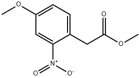 甲基 2-(4-甲氧基-2-硝基苯基)醋酸盐 结构式
