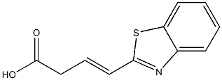 3-Butenoicacid,4-(2-benzothiazolyl)-(7CI) 结构式